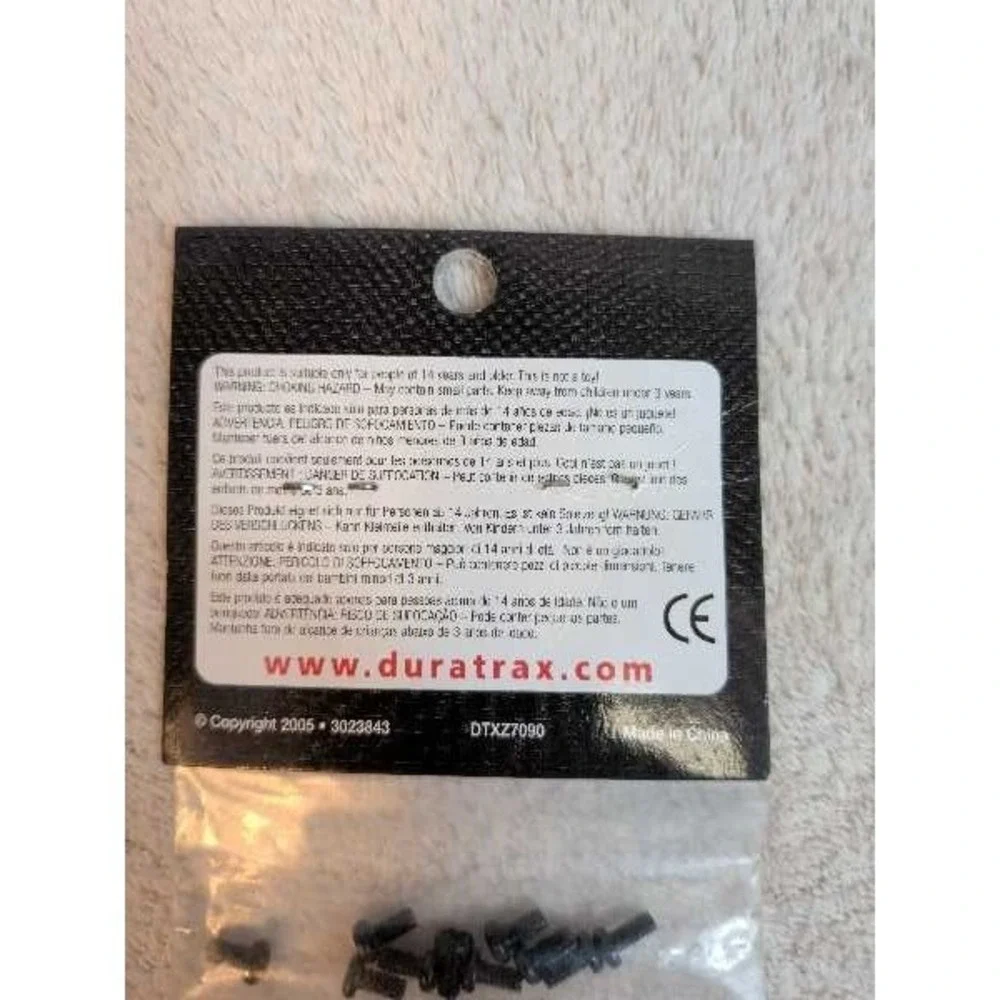 Duratrax DTXC8650 RC Screw 3x6mm 10pk Black Metal New